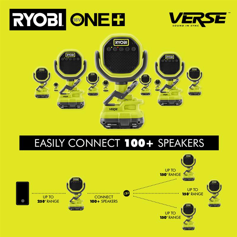 18V ONE+ VERSE™ CLAMP SPEAKER (TOOL ONLY) Image 7