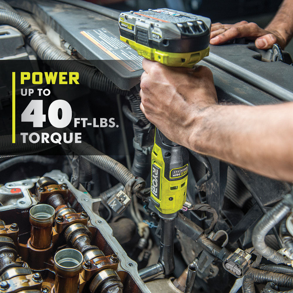 18V ONE+ HP BRUSHLESS 1/4" EXTENDED REACH RATCHET Image 6