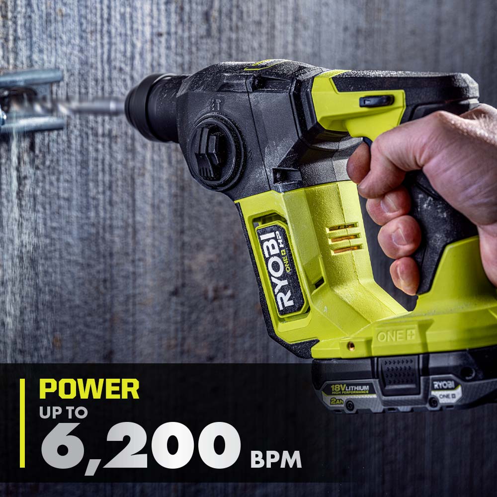 18V ONE+ HP COMPACT BRUSHLESS 5/8" SDS-PLUS ROTARY HAMMER KIT Image 4