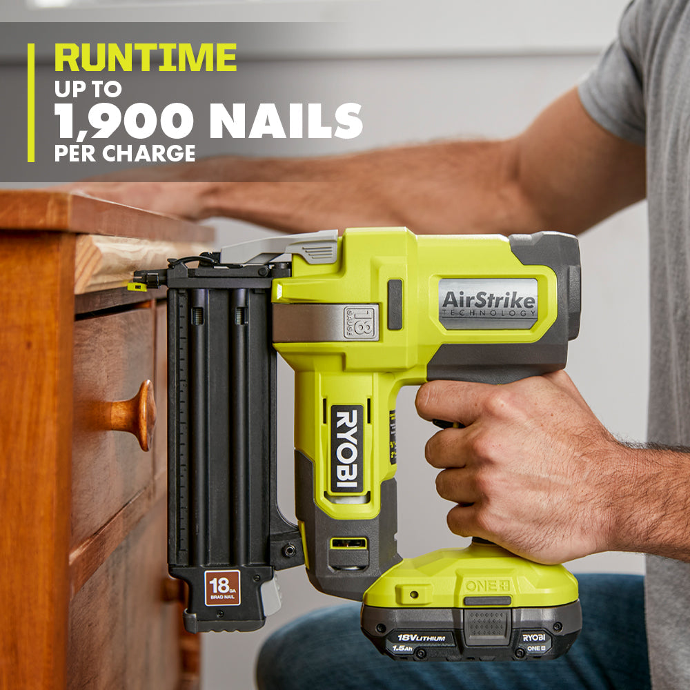 18V ONE+ AIRSTRIKE 18GA BRAD NAILER KIT Image 4