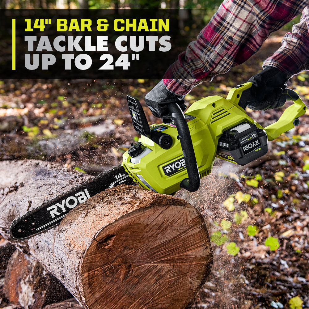 40V HP BRUSHLESS 14" CHAINSAW Image 4