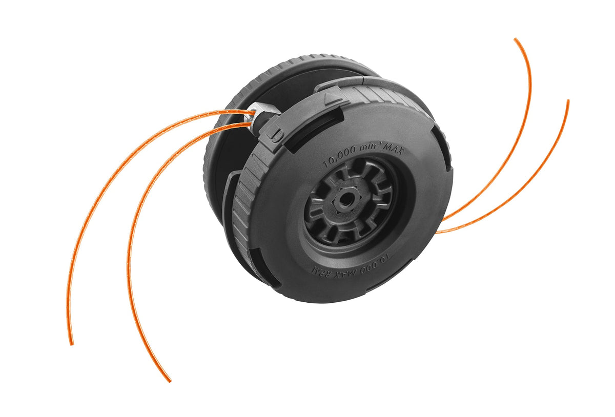  REEL EASY+ 2-in-1 Pivoting Fixed Line and Bladed Head For Bump Feed Trimmers Image 2