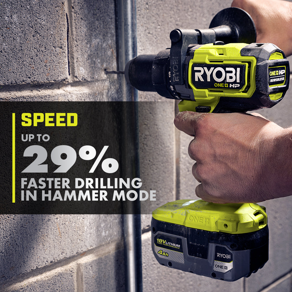 18V ONE+ Brushless 1/2" Hammer Drill Kit  Image 2