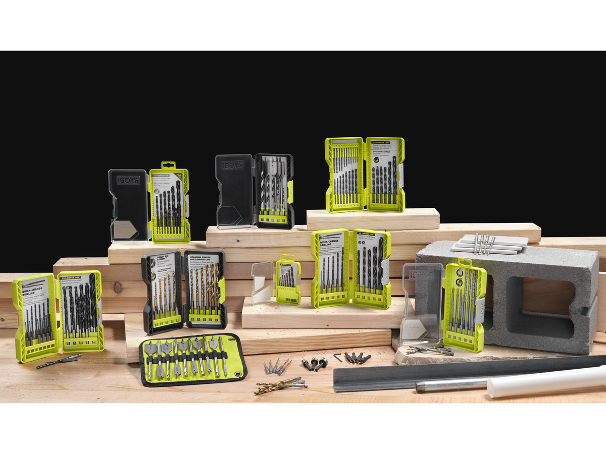 15 PC. ROUND SHANK BLACK OXIDE DRILL BIT SET Image 4