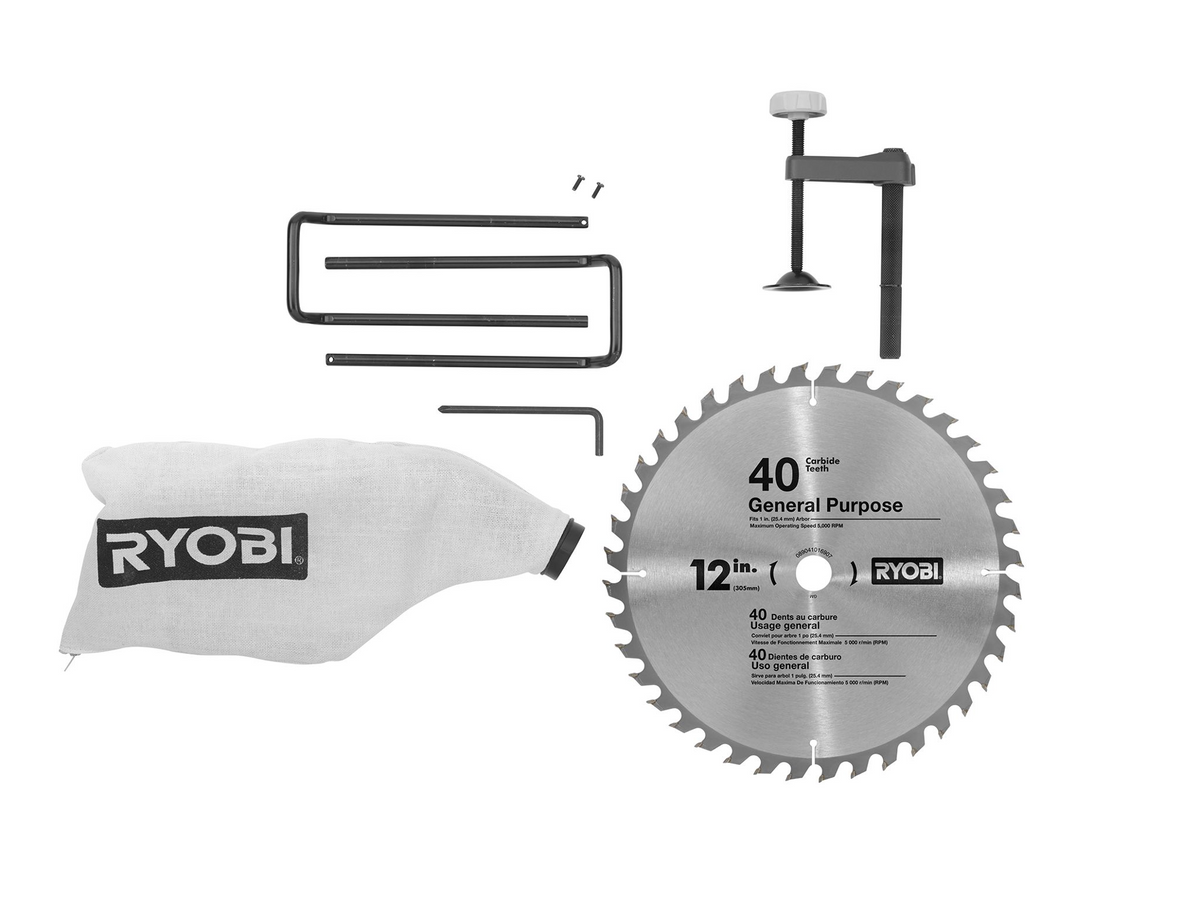Ryobi 12" Sliding Compound Miter saw with LED image