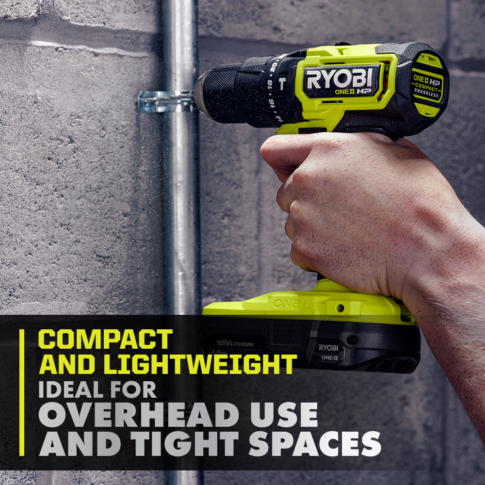 18V ONE+ HP Compact Brushless 1/2" Hammer Drill