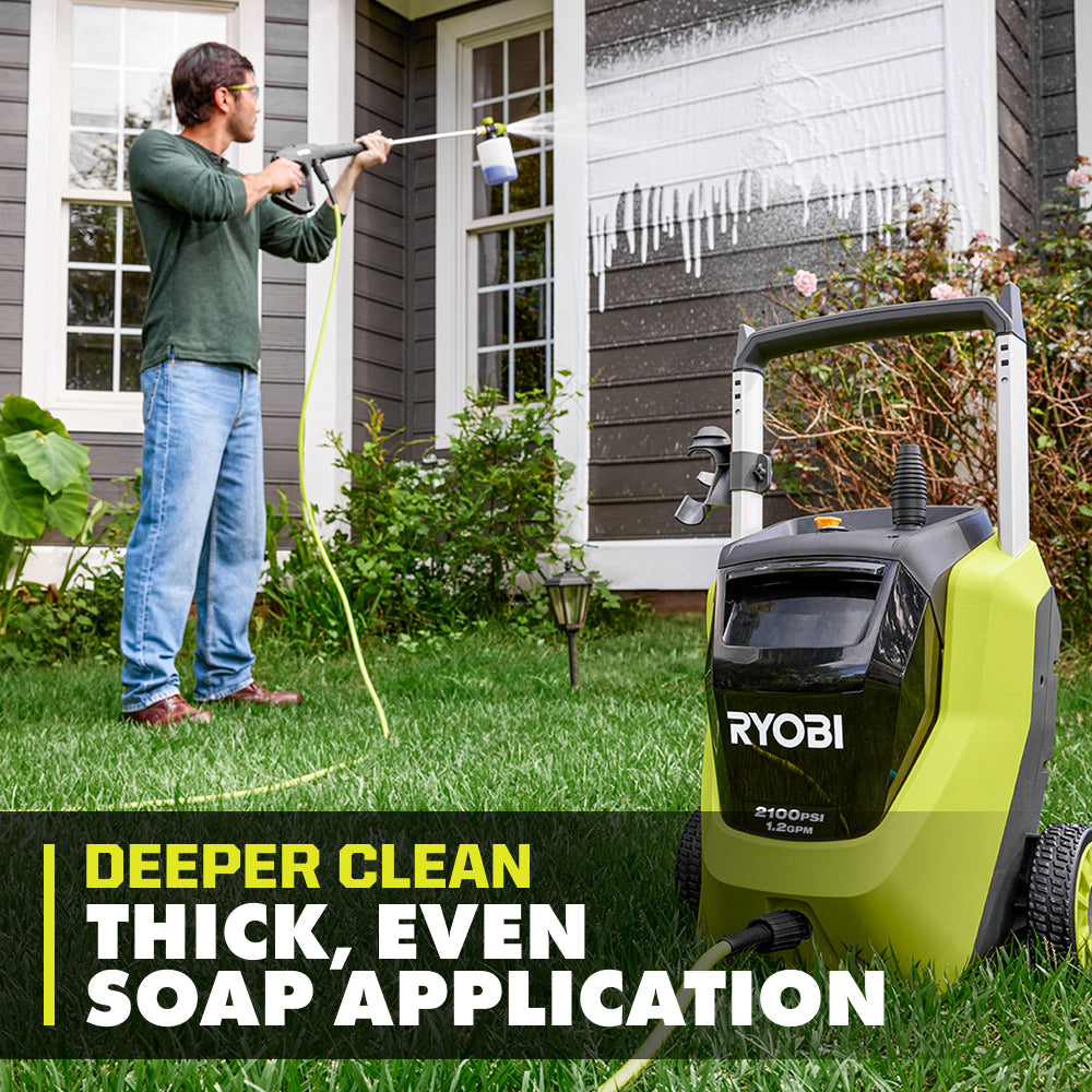 2100 PSI 1.2 GPM Electric Pressure Washer