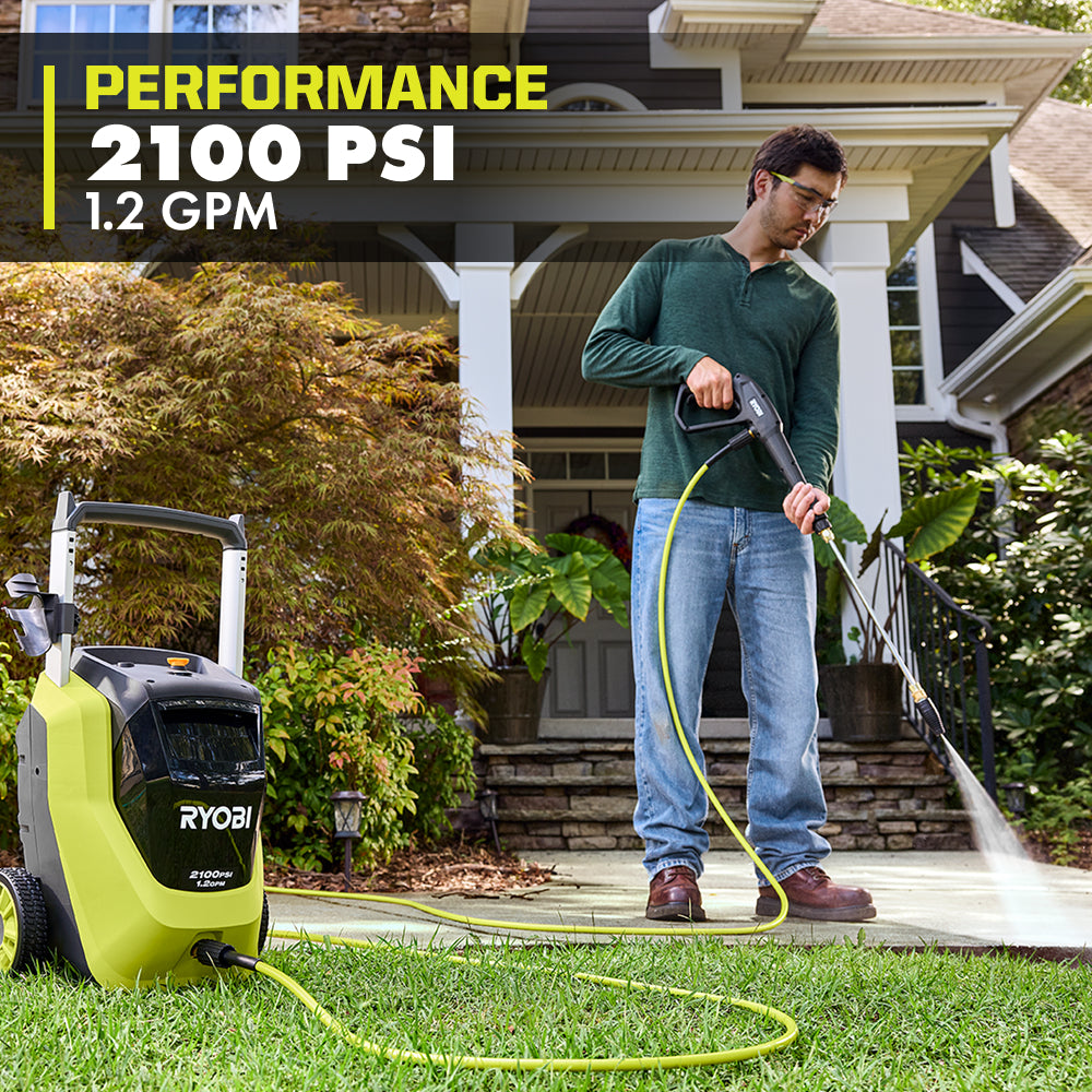 2100 PSI 1.2 GPM Electric Pressure Washer