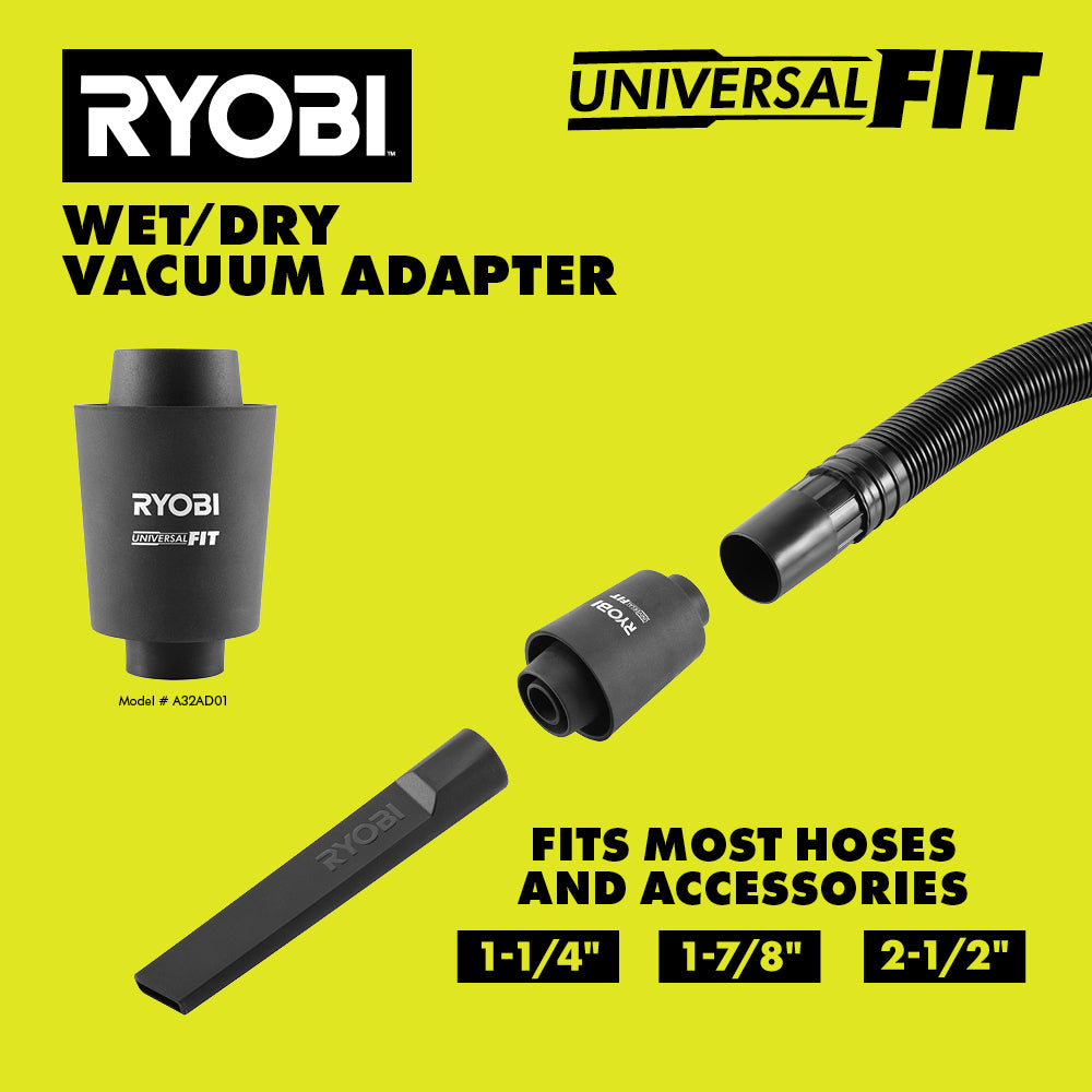 UNIVERSALFIT WET/DRY VACUUM ADAPTER Image 4