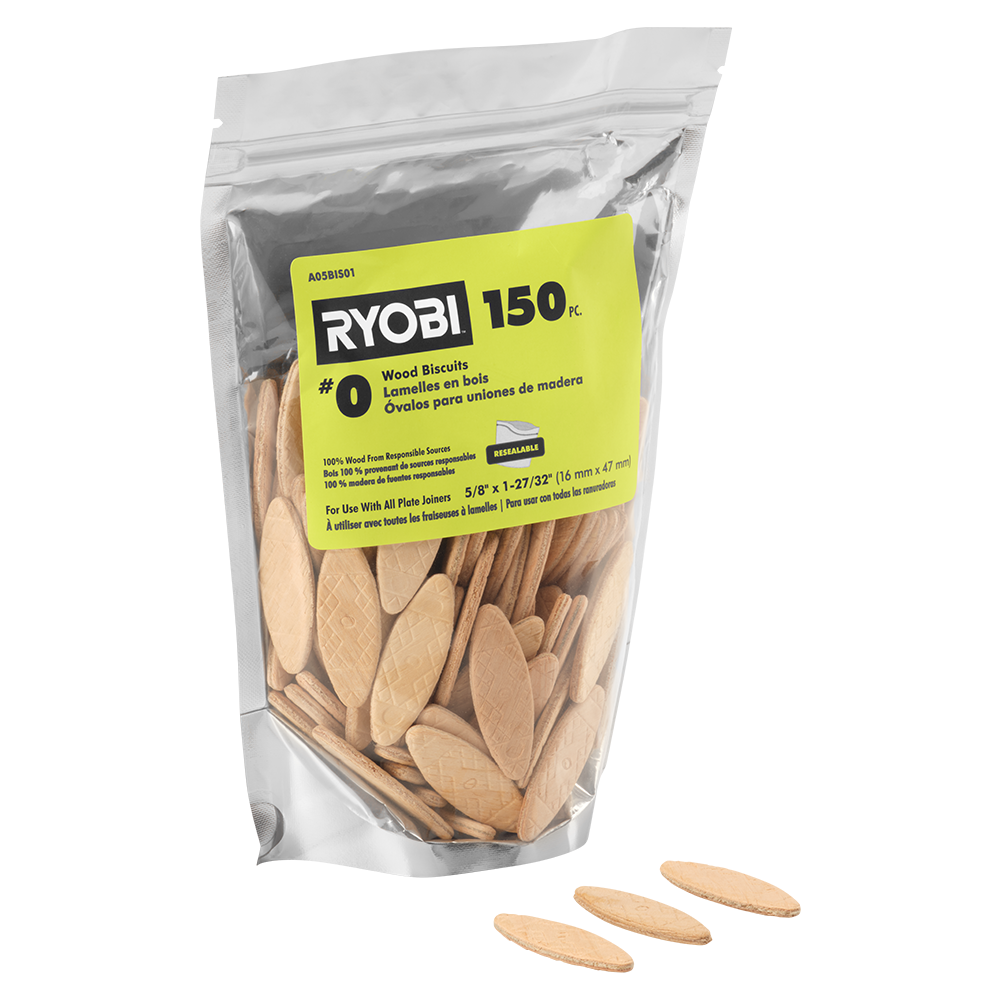 150 PC. #0 Wood Biscuits